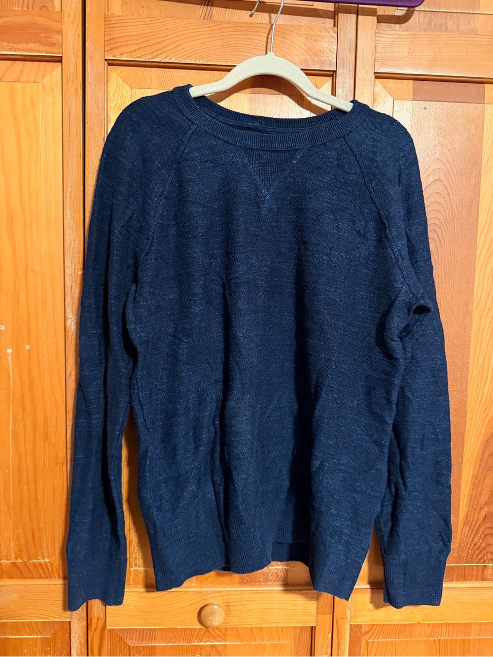 GAP Men's Dark Navy Crewneck Sweater